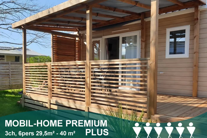 Premium 3ch, 6pers 29.5m² - 40m²